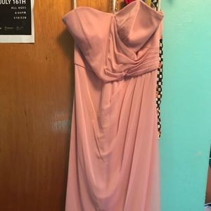 Pink Dress from David’s Bridal